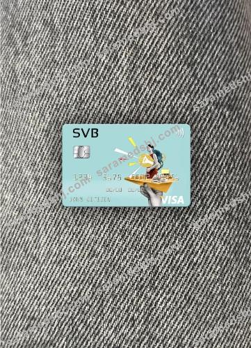 USA SVB Financial Group visa card photolook front
